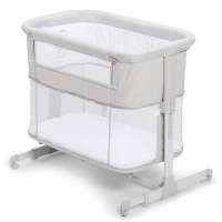 baby Bed Adjustable Bedside bassinet Baby Crib connected to partner's Baby Cribs Bedside Bed