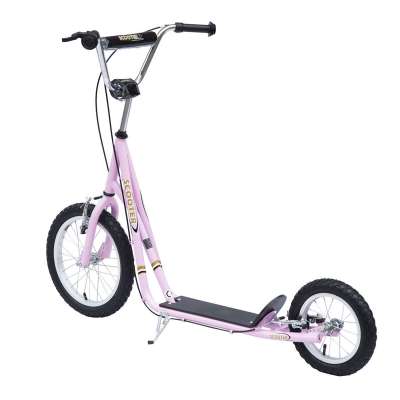 16inch big wheels kick scooter height adjustable with brake for children